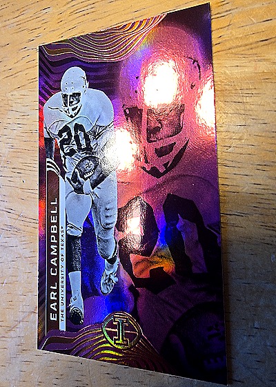 2018 Panini Illusions #20 Earl Campbell — front