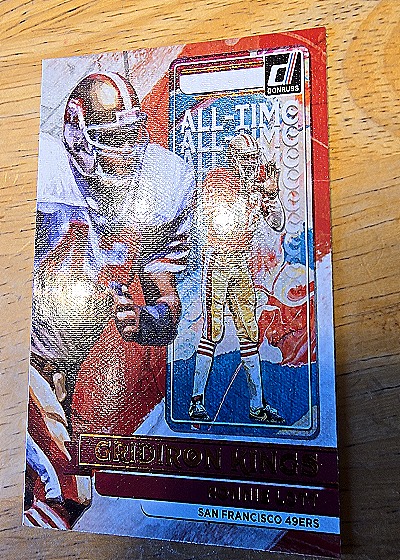 1991 Donruss Gridiron Kings #GK-1 Joe Montana — front