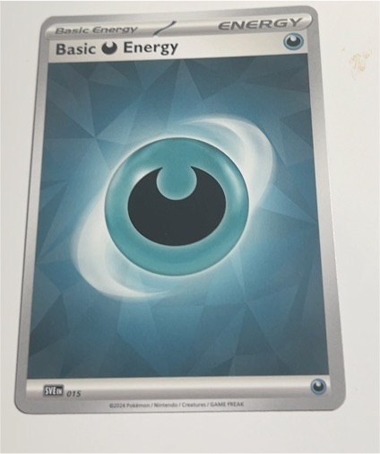 2024 Pokémon SVE 015 Basic Darkness Energy — front