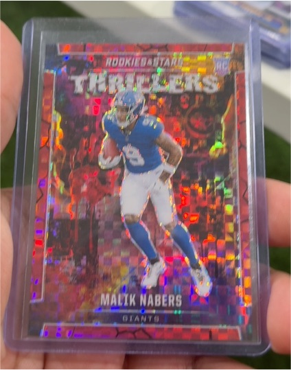 2024 Panini Rookies & Stars Thrillers #T-MNS Malik Nabers — front