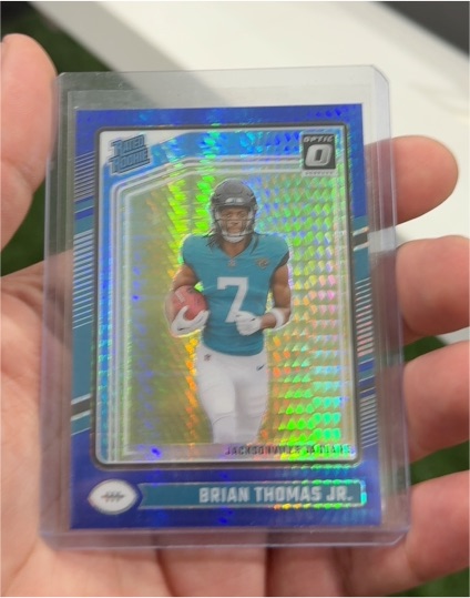 2024 Panini Donruss Optic #214 Brian Thomas Jr. — front