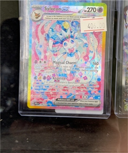 2025 Pokémon Prismatic Evolutions #156 Sylveon EX — front