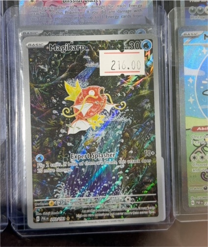 2023 Pokémon TCG Paldea Evolved #203 Magikarp Illustration Rare Holo — front