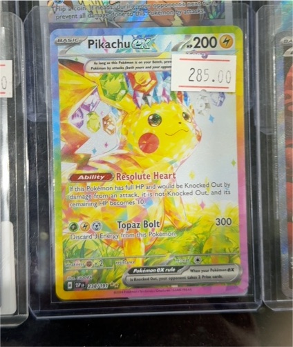 2024 Pokémon Surging Sparks #238/191 Pikachu ex — front