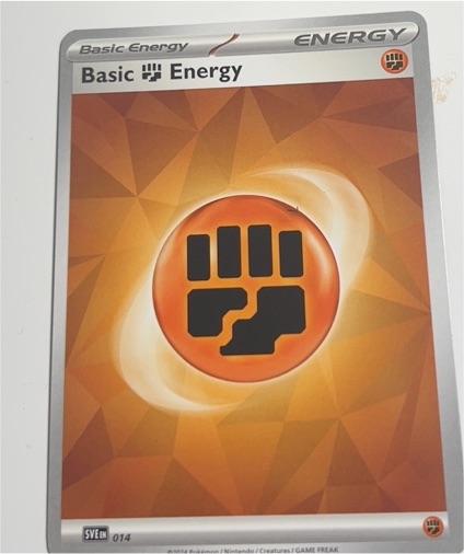 2024 Pokémon Scarlet & Violet Prismatic Evolutions #014 Basic Fighting Energy — front