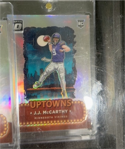 2024 Panini Donruss Optic Uptowns #10 J.J. McCarthy Rookie — front