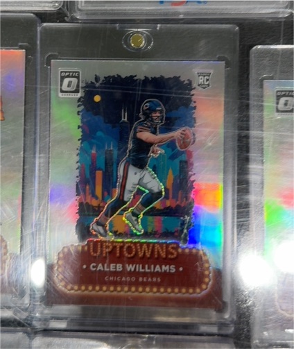 2024 Panini Donruss Optic #1 Caleb Williams Uptowns Rookie Card — front