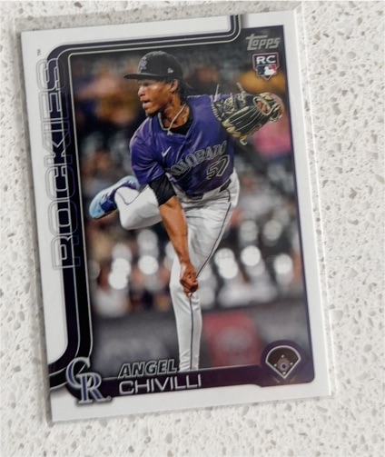 2025 Topps Series 2 #370 Angel Chivilli — front