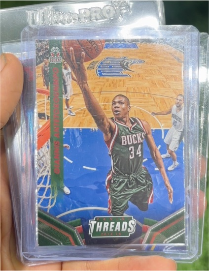 2014-15 Panini Threads #64 Giannis Antetokounmpo — front