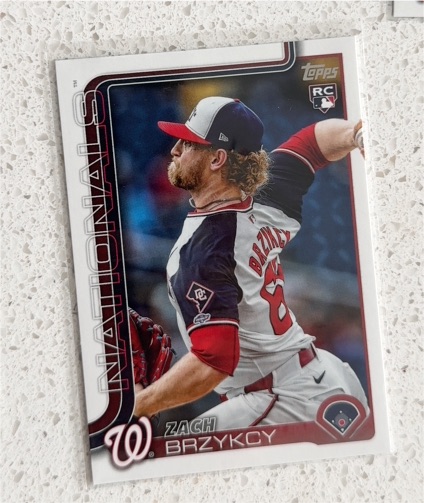 2025 Topps Series 2 #411 Zach Brzykcy — front