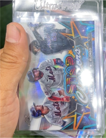 2023 Topps Cosmic Chrome Stars Clusters #SC-3 Pete Alonso — front