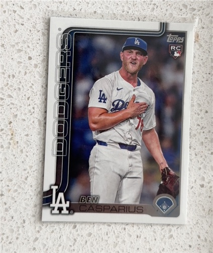 2025 Topps Series 2 #384 Ben Casparius — front