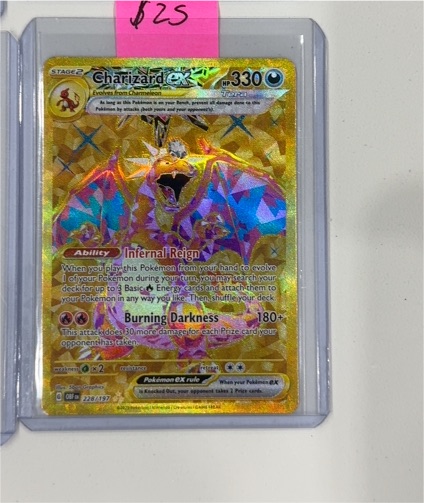 2023 Pokémon TCG #228 Charizard EX Obsidian Flames — front