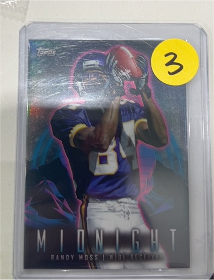 2022 Topps Midnight #MID-RM Randy Moss — front
