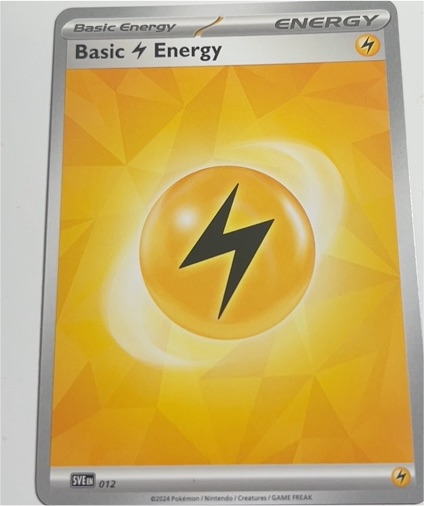 2024 Pokémon Scarlet & Violet #012 Basic Lightning Energy — front