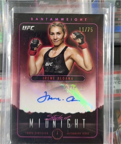 2024 Topps Midnight UFC #SMA-IAA Irene Aldana — front