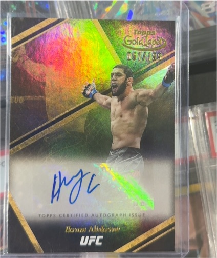 2024 Topps Gold Label UFC #AUA-IAV Ikram Aliskerov — front