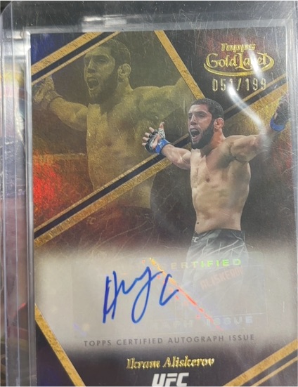 2024 Topps Gold Label UFC #AUA-IAV Ikram Aliskerov — front