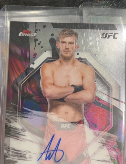 2024 Topps Finest UFC Dricus Du Plessis Autograph — front