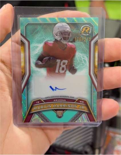 2024 Topps Resurgence #176 Marvin Harrison Jr. — front