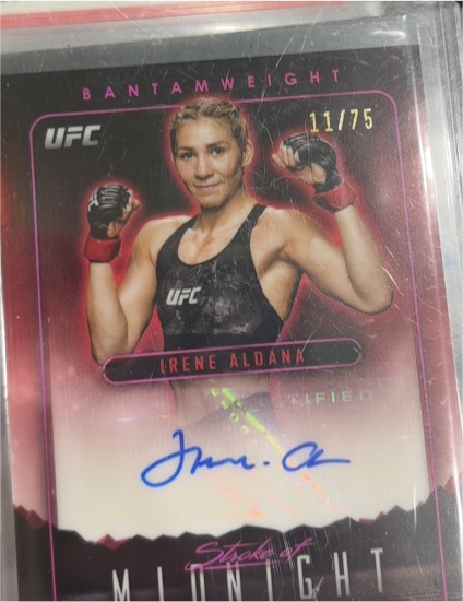 2024 Topps Midnight UFC #SMA-IAA Irene Aldana — front