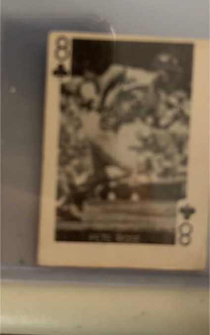 1969 Globe Imports Playing Cards #8C Pete Rose — front