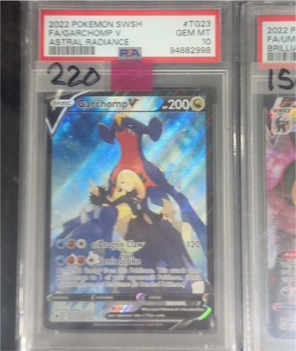 2022 Pokémon SWSH #TG23 Garchomp V — front