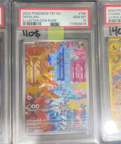 2024 Pokémon TEF #165 Deerling Illustration Rare — front
