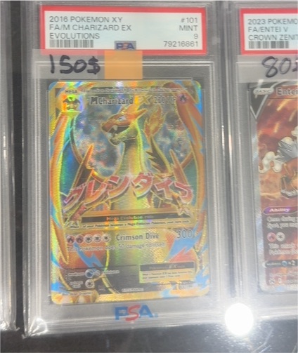 2016 Pokémon XY Mega Charizard EX #101 — front