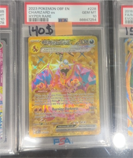 2023 Pokémon OBF EN #228 Charizard ex Hyper Rare — front