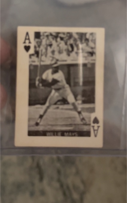 1969 Globe Imports #AH Willie Mays — front