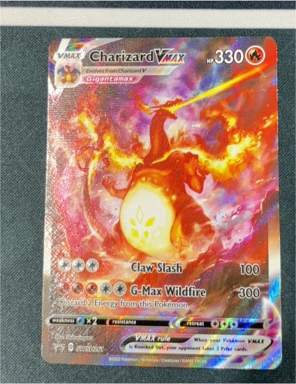 2022 Pokémon Sword & Shield Promo #SWSH261 Charizard VMAX — front