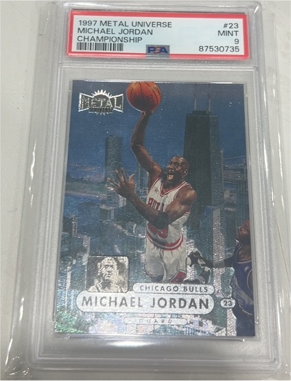 1997 Metal Universe Championship #23 Michael Jordan — front