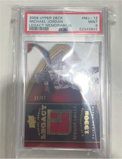2008 Upper Deck #MJ-12 Michael Jordan Legacy Memorabilia — front