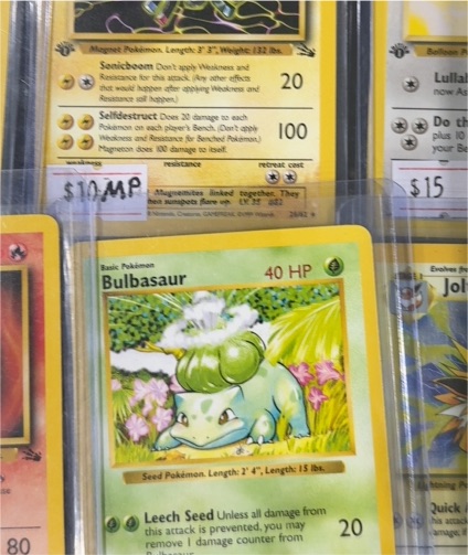1999 Pokémon Base Set #44 Bulbasaur — front