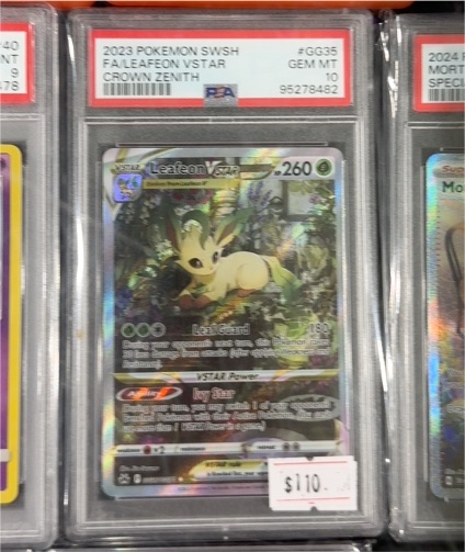 2023 Pokémon SWSH #GG35 Leafeon VSTAR Crown Zenith — front