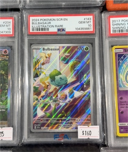 2024 Pokémon SCR EN #143 Bulbasaur Illustration Rare — front