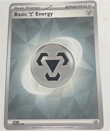 2024 Pokémon SVE #016 Basic Metal Energy — front