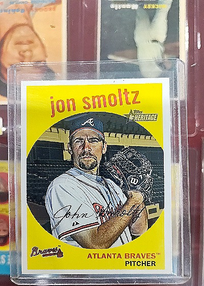 2008 Topps Heritage #440 John Smoltz — front