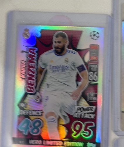 2021-22 Topps Match Attax Hero Limited Edition #PA2 Karim Benzema — front