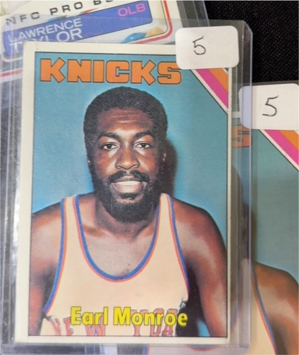 1975 Topps #73 Earl Monroe — front
