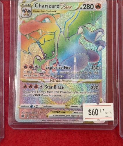 2022 Pokémon Brilliant Stars #174 Charizard VSTAR — front