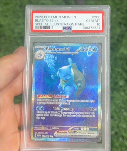 2023 Pokémon Mew EN #200 Blastoise ex Special Illustration Rare — front