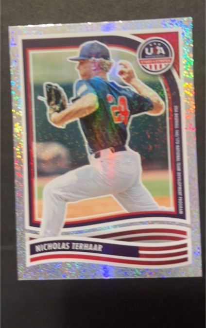 2024 Panini Stars & Stripes USA Baseball #132 Nicholas Terhaar — front
