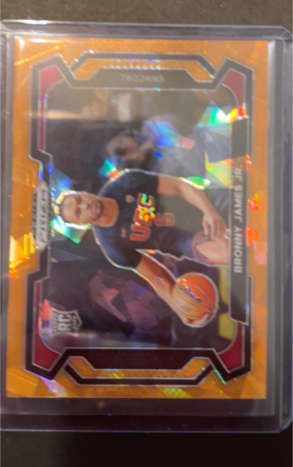2024 Panini Prizm Draft Picks #86 Bronny James Jr — front