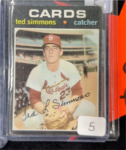 1971 Topps #117 Ted Simmons — front
