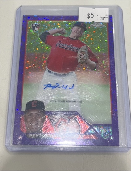 2023 Topps Chrome Update #AC-PBA Peyton Battenfield — front