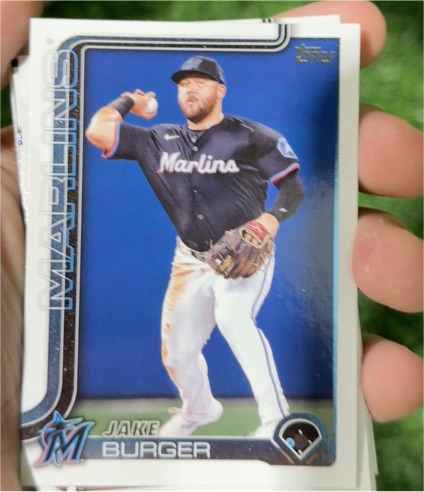 2025 Topps Series 1 #330 Jake Burger — front