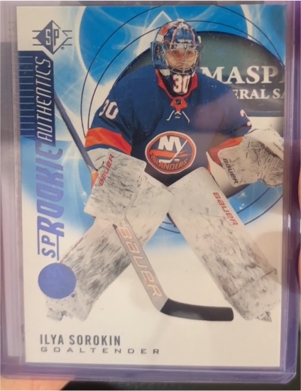 2020-21 Upper Deck SP Rookie Authentics #116 Ilya Sorokin — front