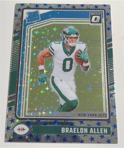 2024 Donruss Optic #211 Braelon Allen — front